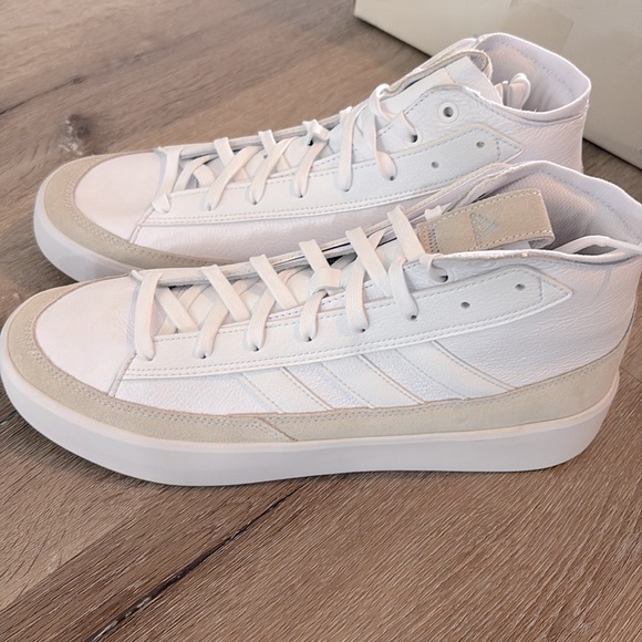 NIB [Adidas] ZNSORED Hi-Top Sneakers Cloud White Unisex Mens 11.5, Womens 12.5 - Picture 9 of 15